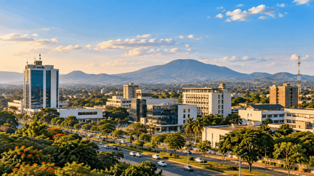 Lilongwe cityscape, Malawi